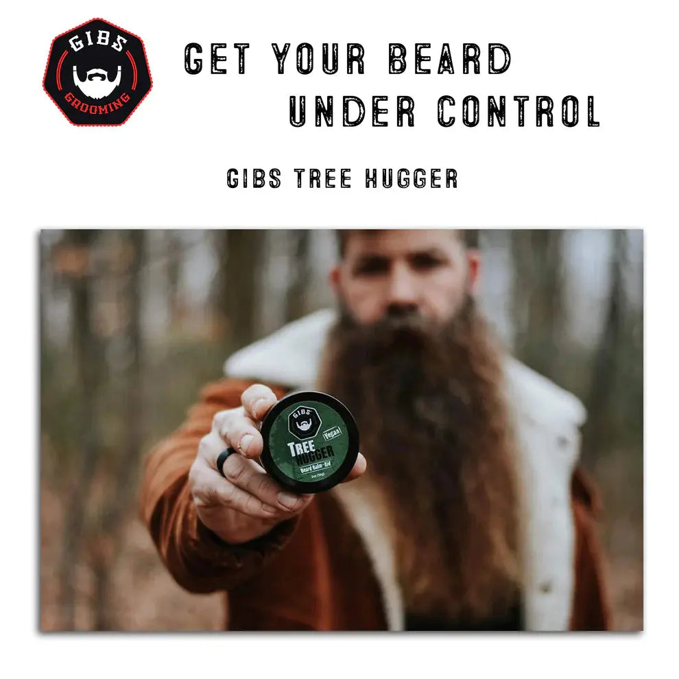 Gibs Tree Hugger Vegan Beard Balm - 2 oz. Gibs Grooming