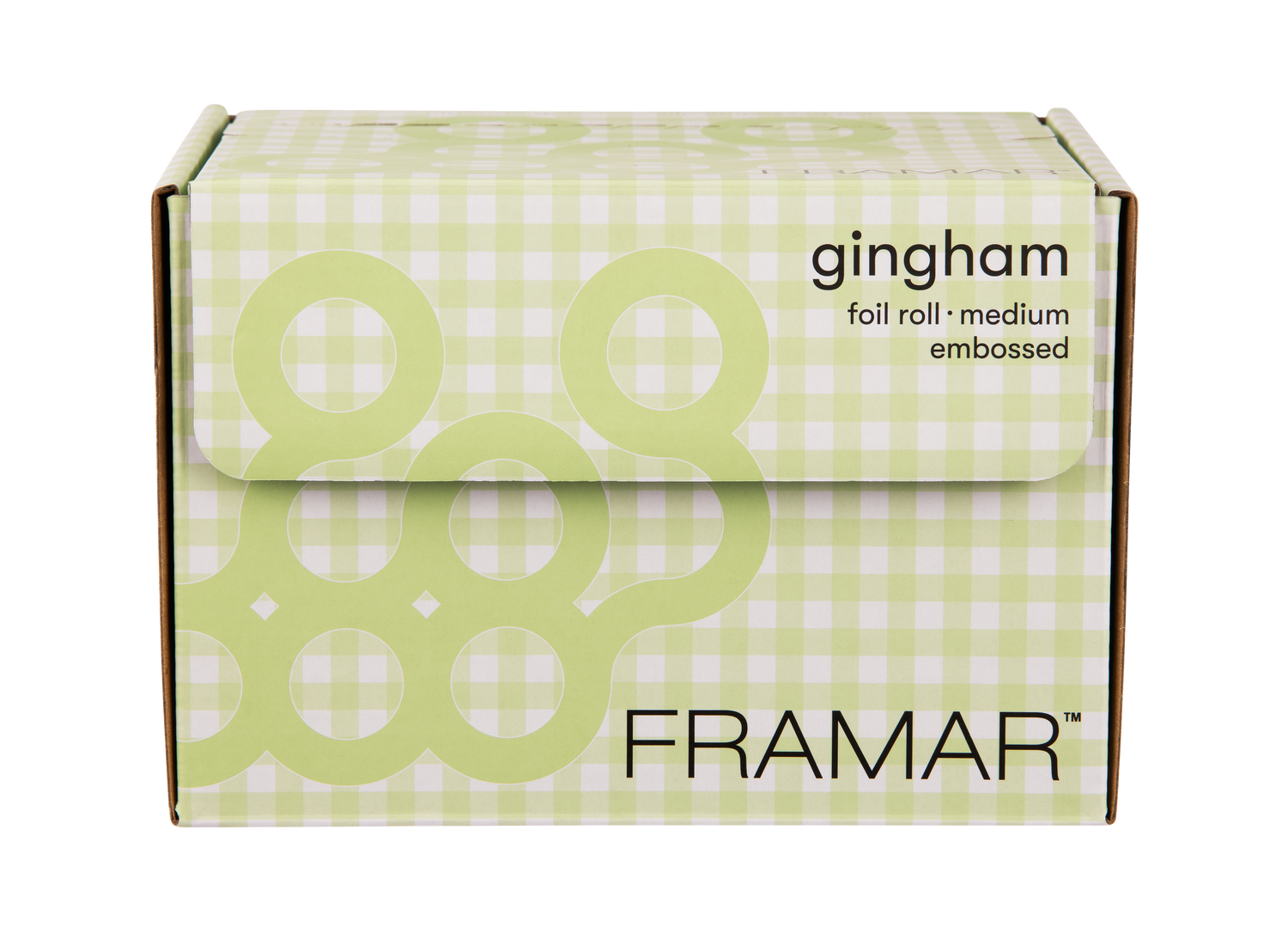 Framar Gingham Green Embossed Roll 320 Feet
