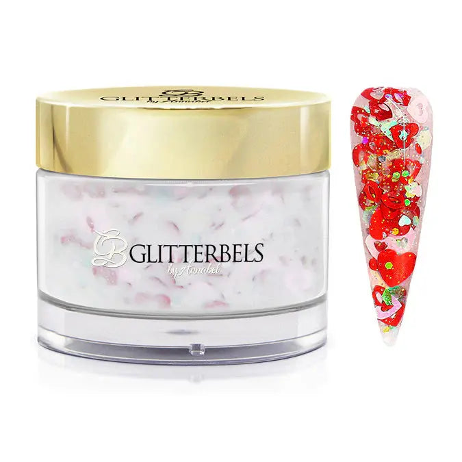 Glitterbels Acrylic Powder - Cupid 0.98 oz. Glitterbels