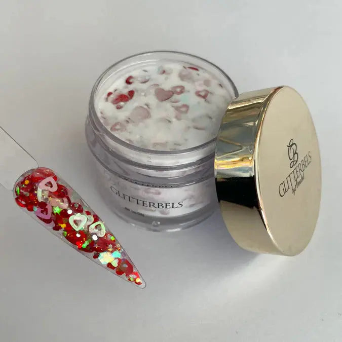 Glitterbels Acrylic Powder - Cupid 0.98 oz. Glitterbels