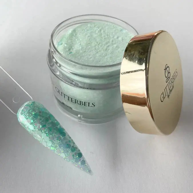 Glitterbels Acrylic Powder - Ice Queen .98 oz. Glitterbels