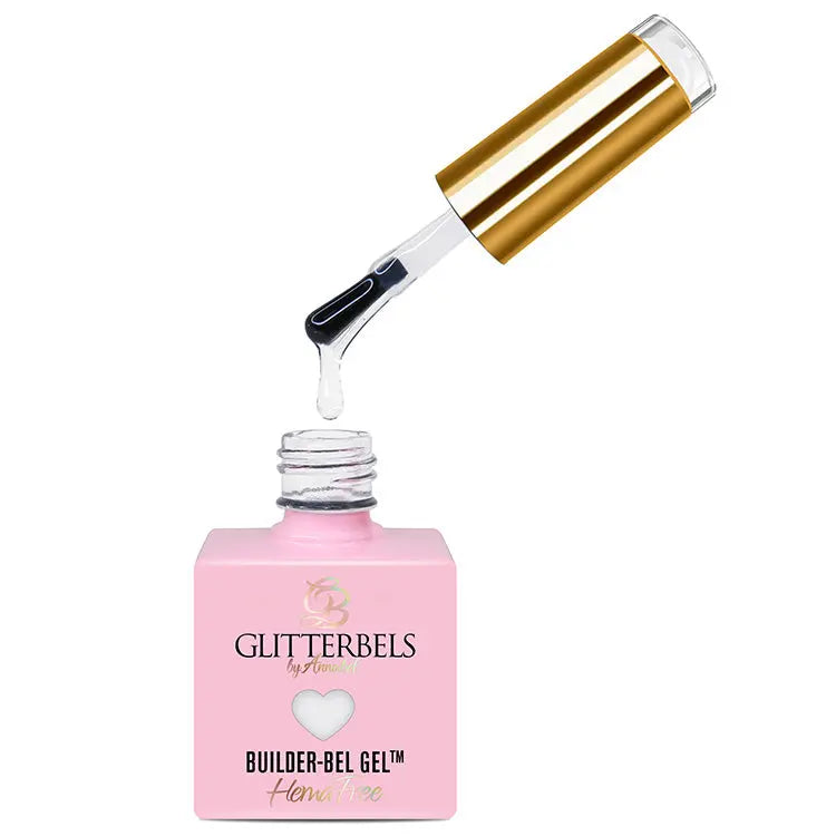 Glitterbels Builder-Bel Gel Crystal 0.5 oz Glitterbels