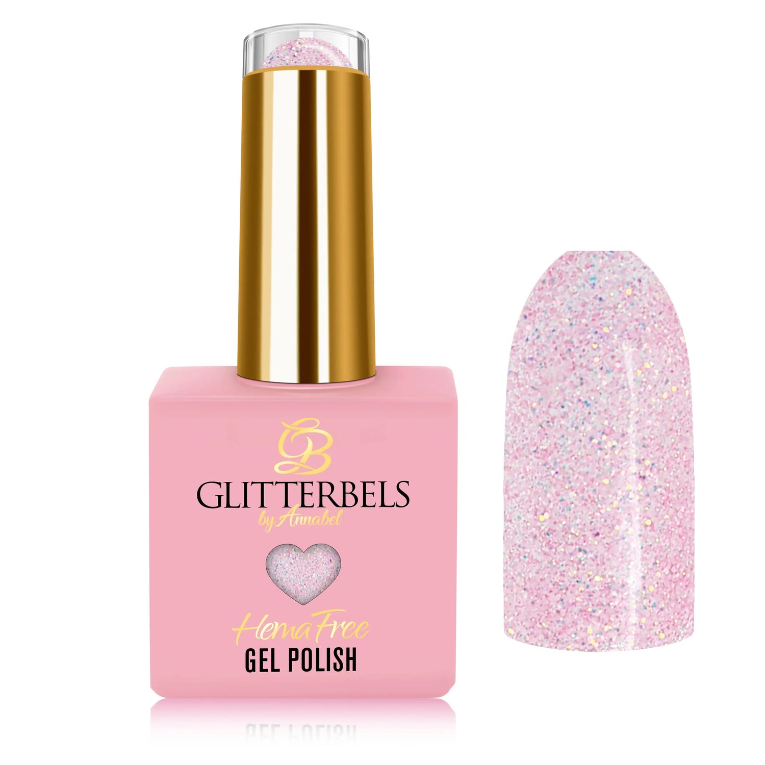 Glitterbels Gel Polish Hema-Free Barbie's Bag Glitterbels