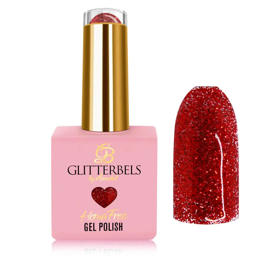 Glitterbels Gel Polish Hema Free - Embers 0.57 oz. Glitterbels