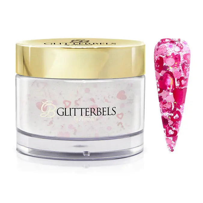 Glitterbels Glitter Acrylic Powder - Sweet As Sugar 0.98 oz. Glitterbels