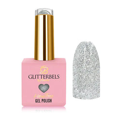 Glitterbels Hema Free Gel Polish Diamond Dust  0.27 fl oz Glitterbels