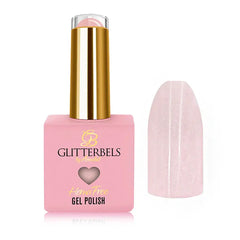 Glitterbels Hema Free Gel Polish French Pink Opal 0.27 fl oz Glitterbels