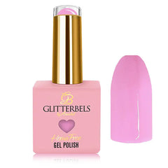 Glitterbels Hema Free Gel Polish Pastel Bon Bon  0.27 fl oz Glitterbels