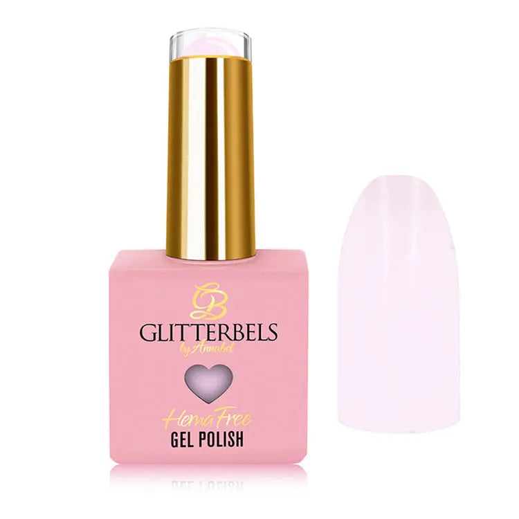 Glitterbels Hema Free Gel Polish Perfect French 0.27 fl oz Glitterbels