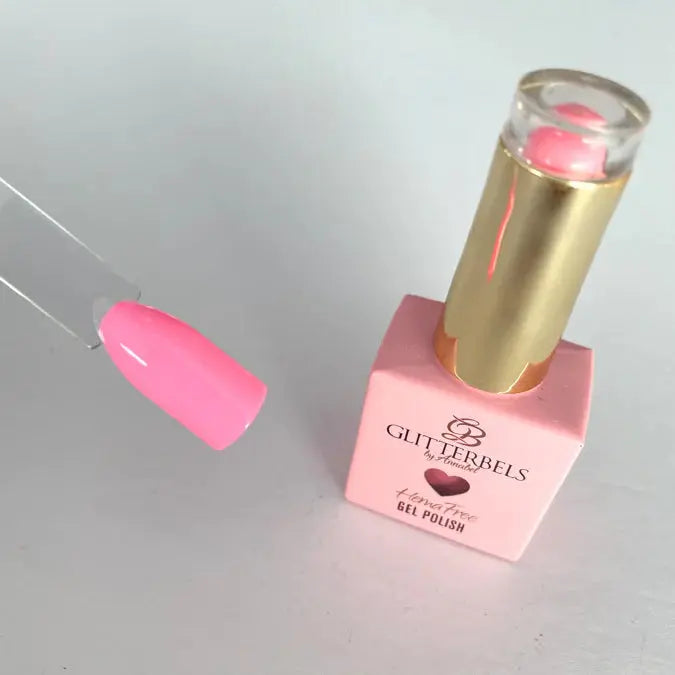 Glitterbels Hema Free Gel Polish Pink Popsicle 0.27 fl oz Glitterbels