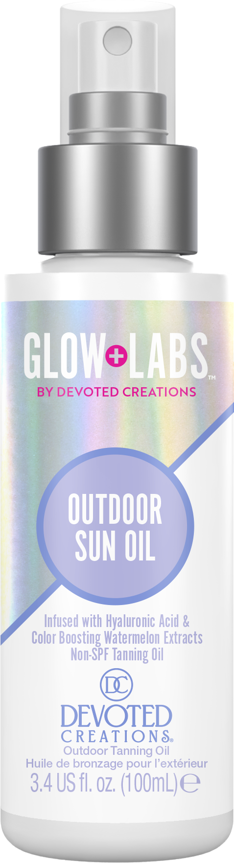 Devoted Creations Glow Labs Outdoor Sun Oil | 3.4 oz.
