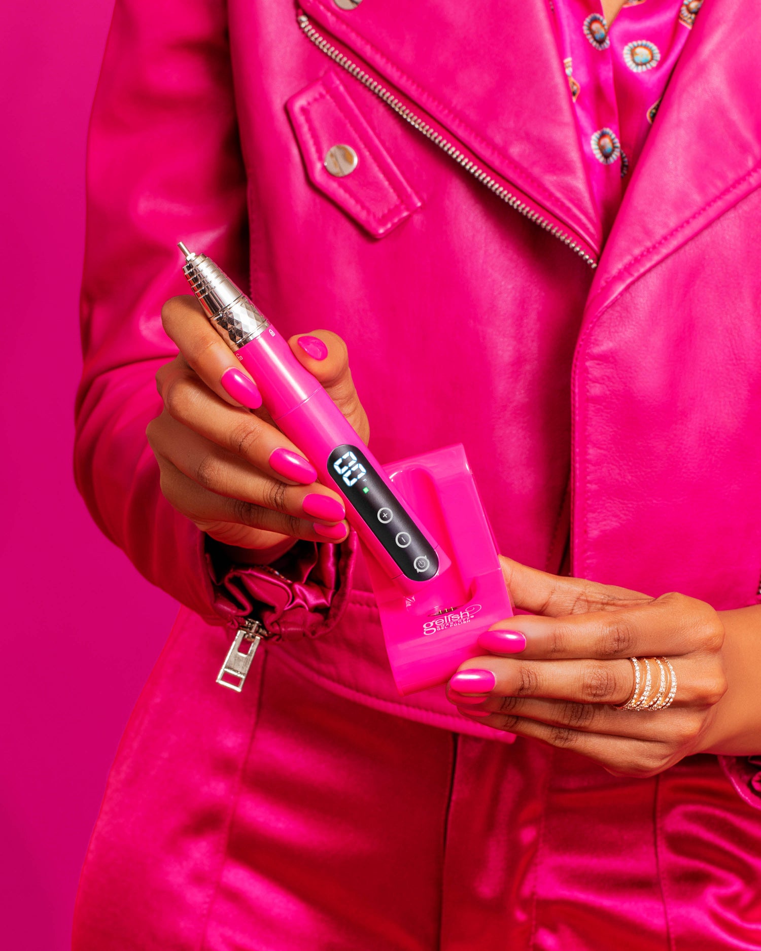 Gelish Go File Hybrid Cordless - Magenta
