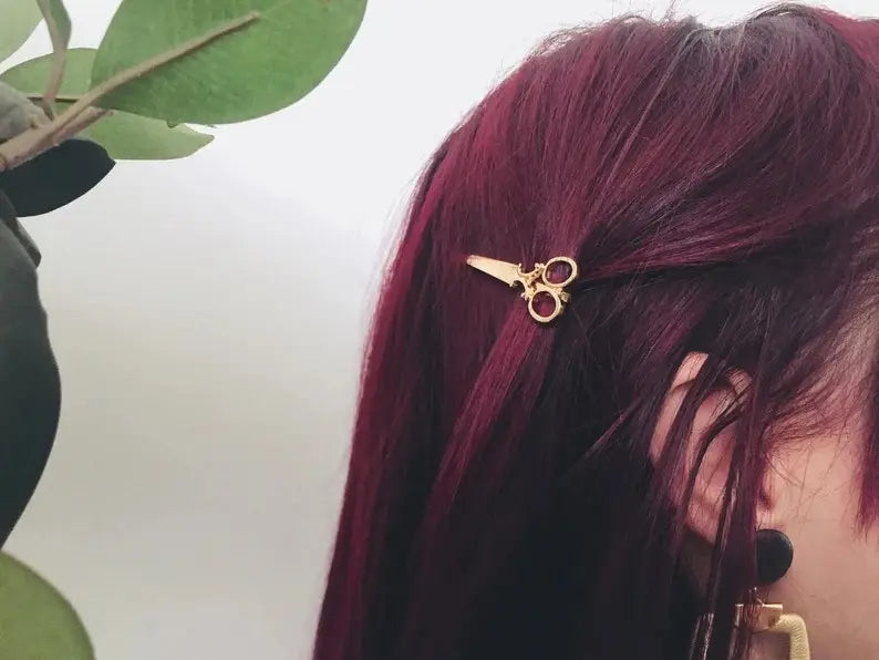 Gold Scissor Hair Clip PinkPro Beauty Supply