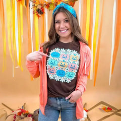 Graphic T-Shirt Field of Pumpkins PinkPro Beauty Supply