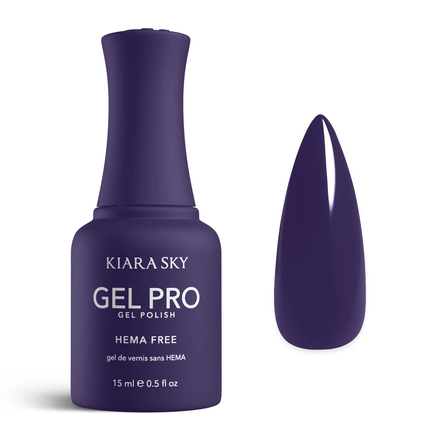 Kiara Sky Gel Pro Polish Hema Free – Navy - Gate Life .5 oz.