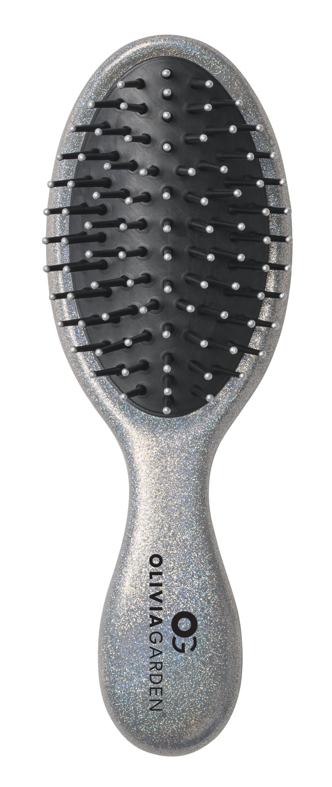 Olivia Garden Holiday Glam Mini Detangler-Silver