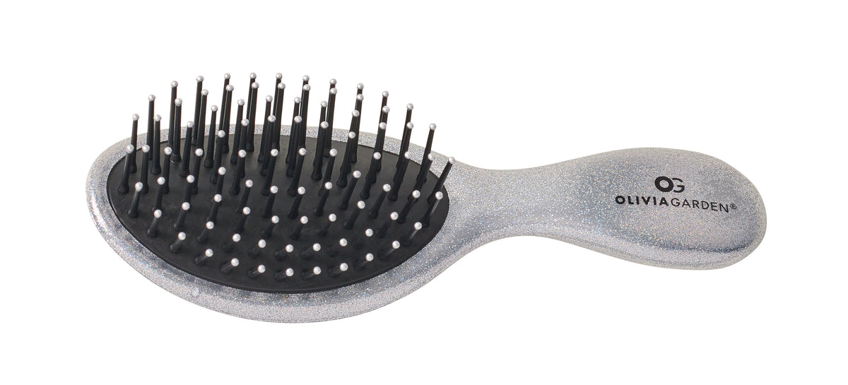 Olivia Garden Holiday Glam Mini Detangler-Silver