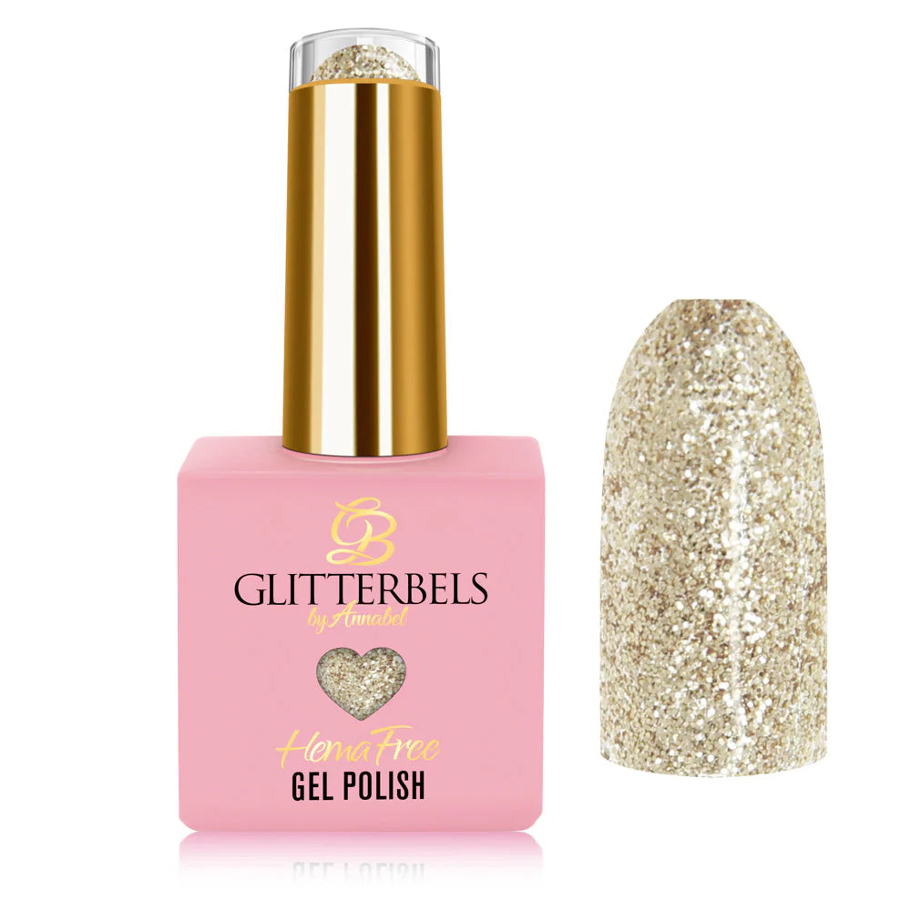 Glitterbels Gel Polish Hema Free - Make A Wish 0.57 oz. - PinkPro Beauty Supply
