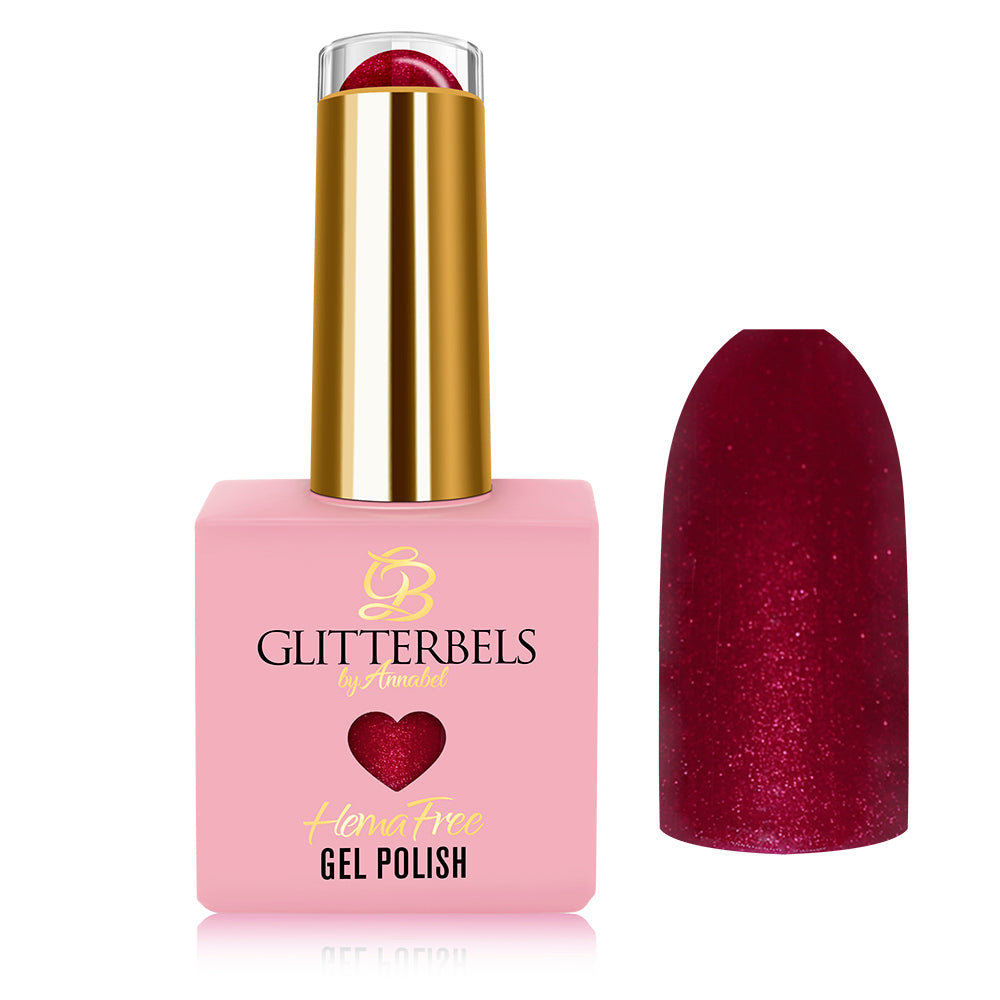 Glitterbels Hema Free Gel Love Letters Collection- Burning Passion .27 oz.