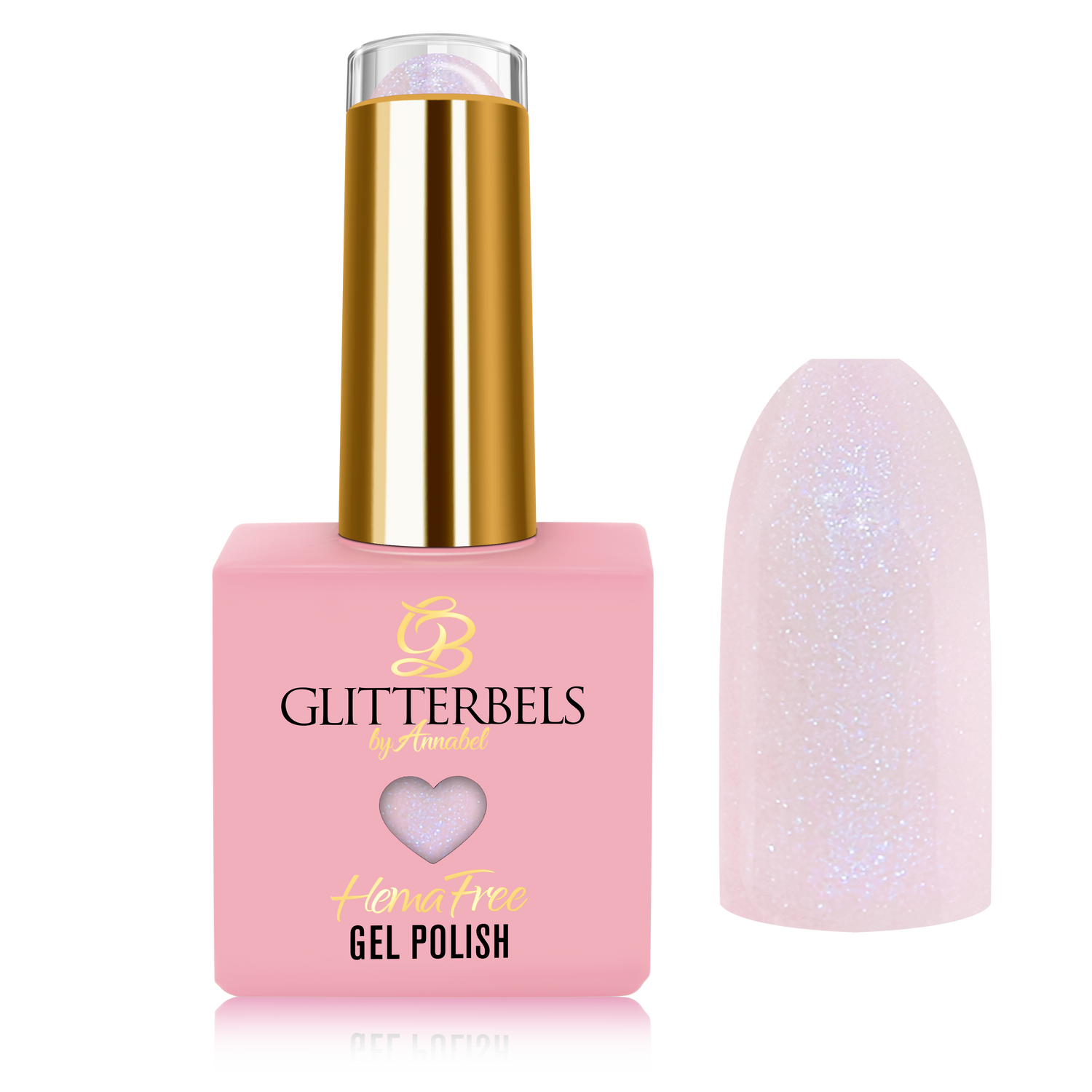 Glitterbels Hema Free Gel Pearly Whirly .27 oz.