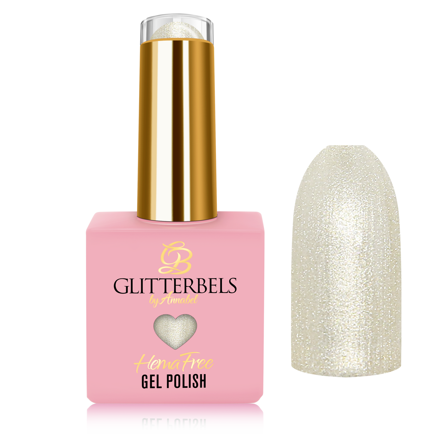 Glitterbels Hema Free Gel Gilded Pearl .27 oz.