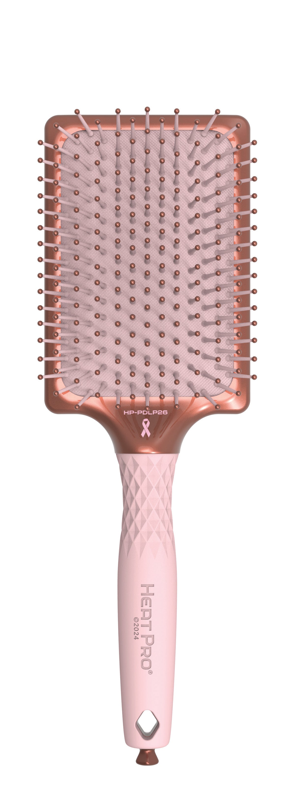 Olivia Garden Breast Cancer Awareness Heat Pro Large Paddle Brush