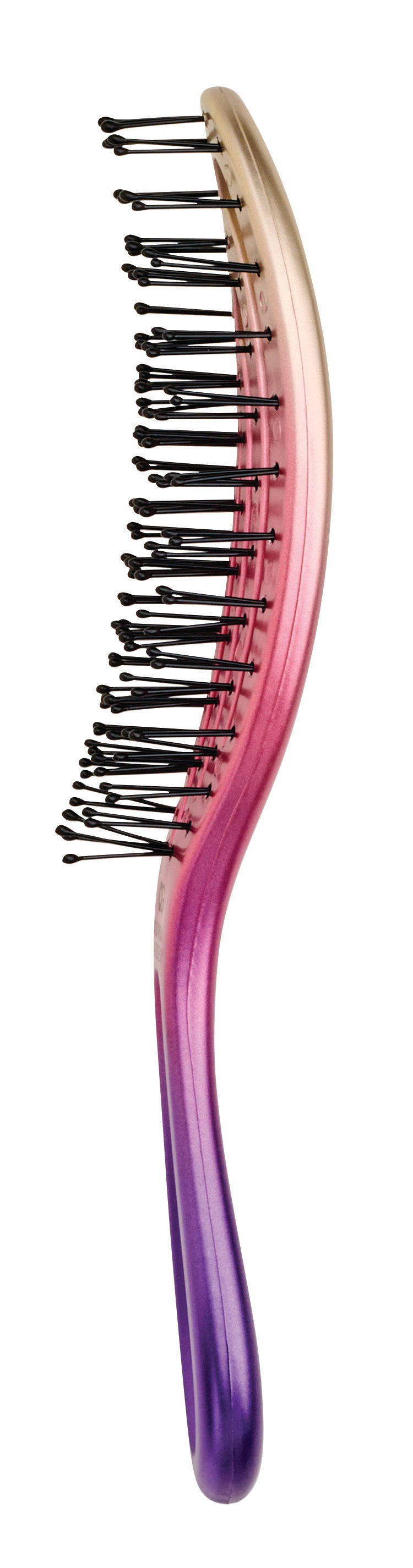 Olivia Garden Sunset Compact Brush- PinkPro Beauty Supply
