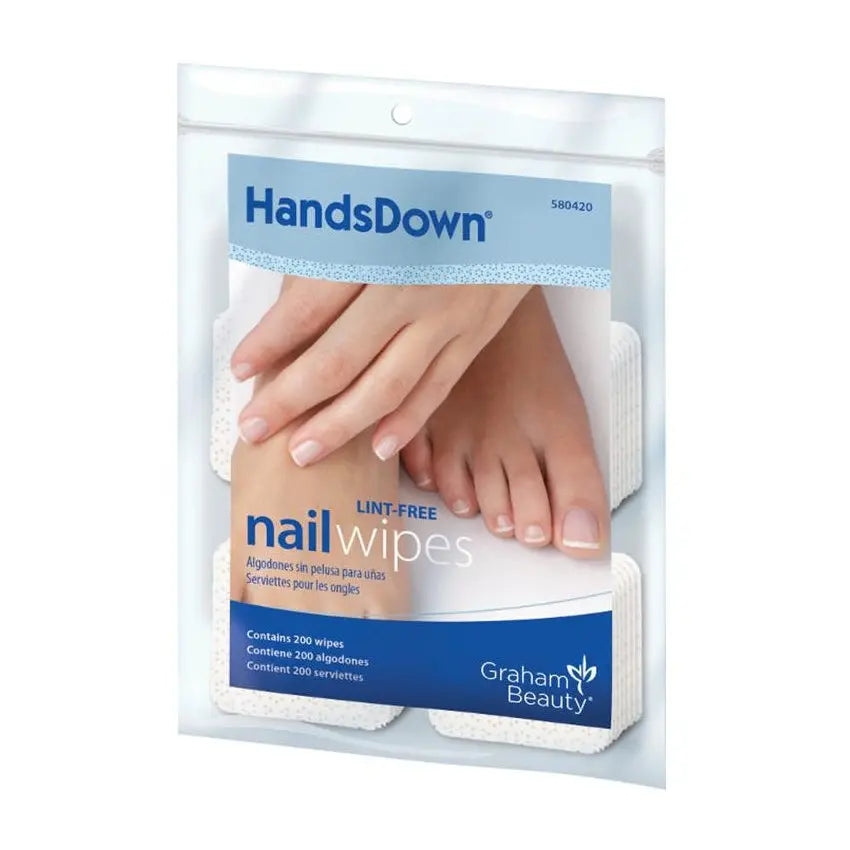 HandsDown Nail Wipes Lint-Free 2