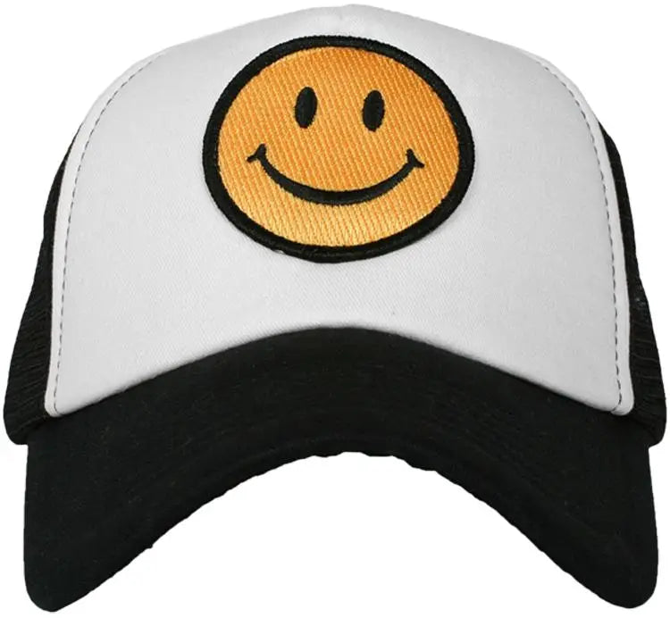 Happy Face Trucker Hat - PinkPro Beauty Supply