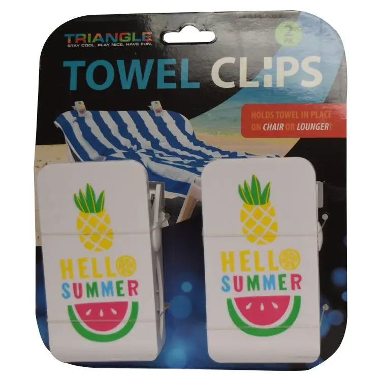 Hello Summer Towel Clips PinkPro Beauty Supply