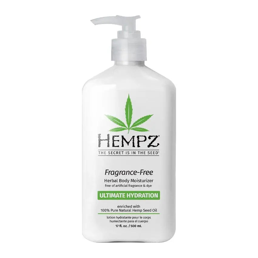 Hempz 17oz Fragrance-Free Herbal Body Moisturizer Hempz