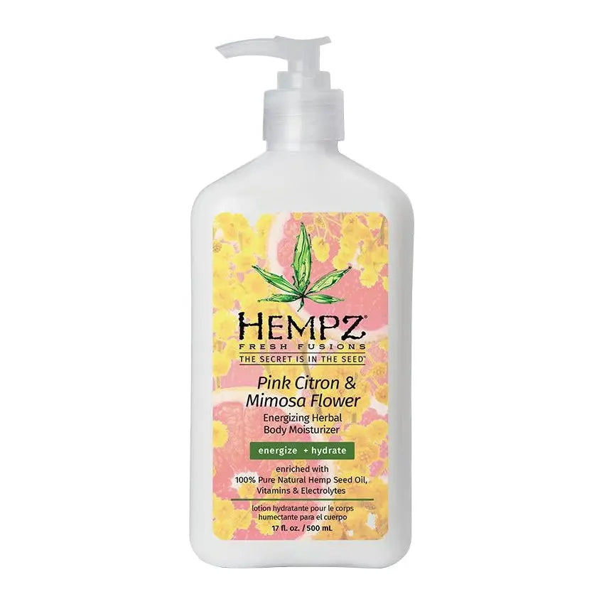 Hempz 17oz Fresh Fusions Pink Citron & Mimosa Flower Moisturizer Hempz