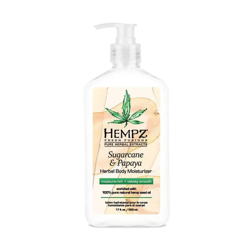 Hempz 17oz Sugarcane & Papaya Moisturizer Hempz