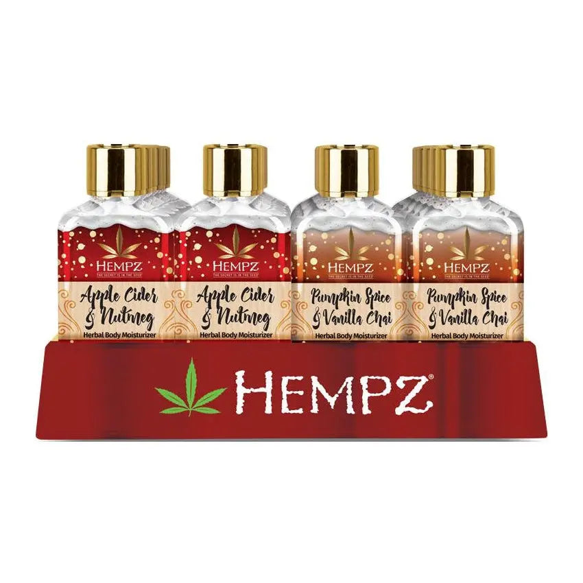 Hempz Fall Harvest Mini 24 Piece Display - PinkPro Beauty Supply