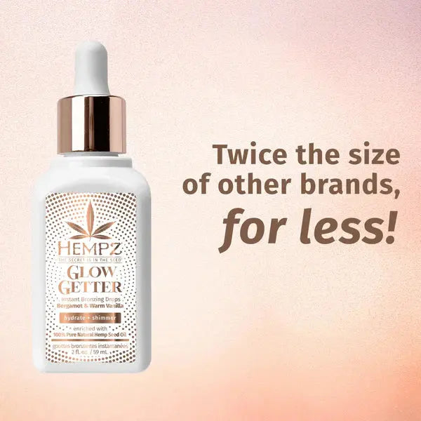 Hempz Glow Getter Herbal Instant Bronzing Drops 2 oz. Hempz