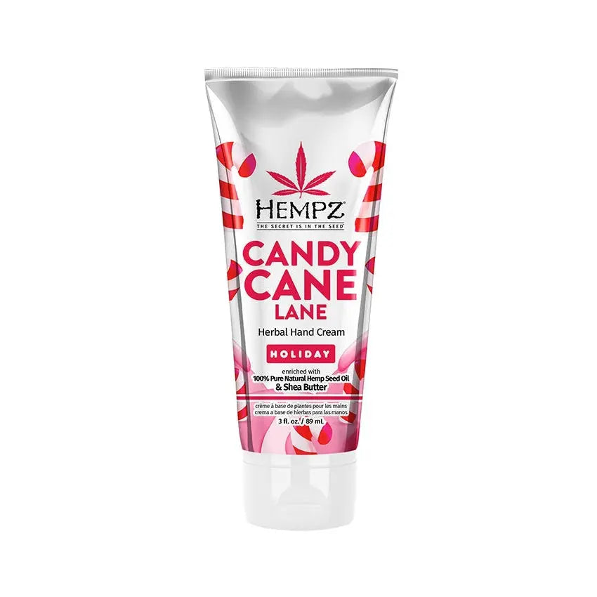 Hempz Limited Edition Candy Cane Lane Herbal Hand Cream 3 oz. Hempz