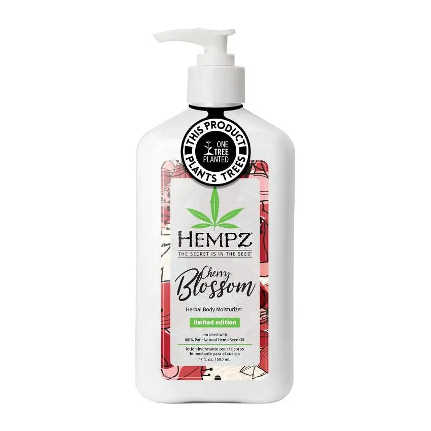 Hempz Limited Edition Cherry Blossom Herbal Body Moisturizer Hempz