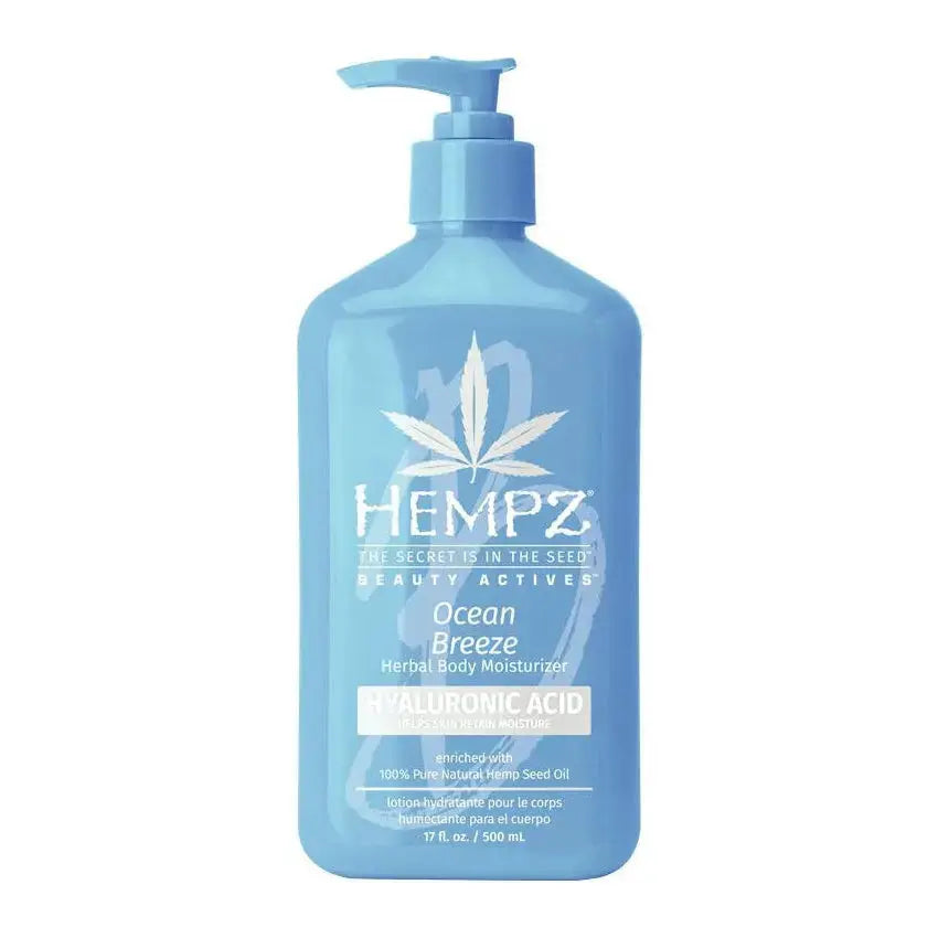 Hempz Ocean Breeze Hyaluronic Acid Herbal Body Moisturizer Hempz