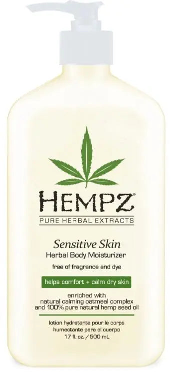 Hempz Sensitive Skin Moisturizer 17 oz. Hempz