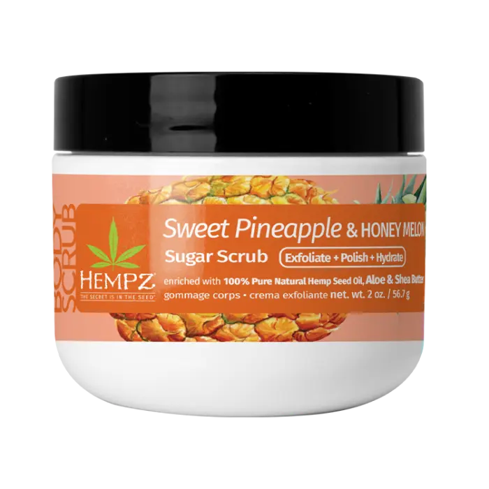 Hempz Sweet Pineapple Body Scrub 2 oz. Hempz