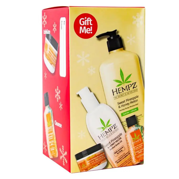 Hempz Sweet Pineapple & Honey Melon 4 Piece Gift Hempz