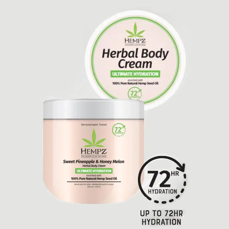 Hempz Sweet Pineapple & Melon Body Cream 16 oz. Hempz