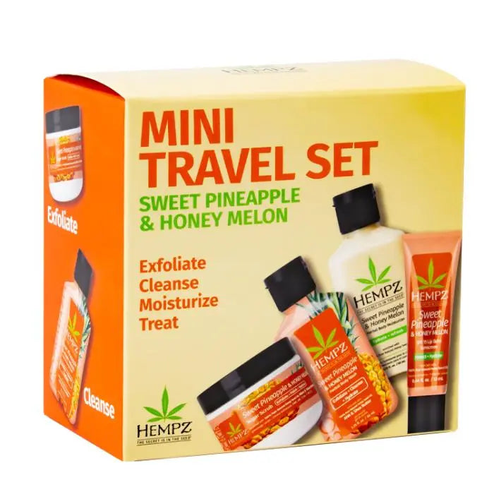 Hempz Sweet Treats 4 Piece Kit Sweet Pineapple Hempz