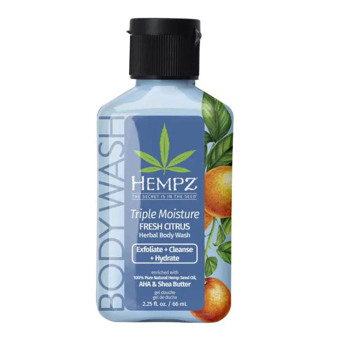 Hempz Triple Moisture Body Wash 2.25 oz. Hempz