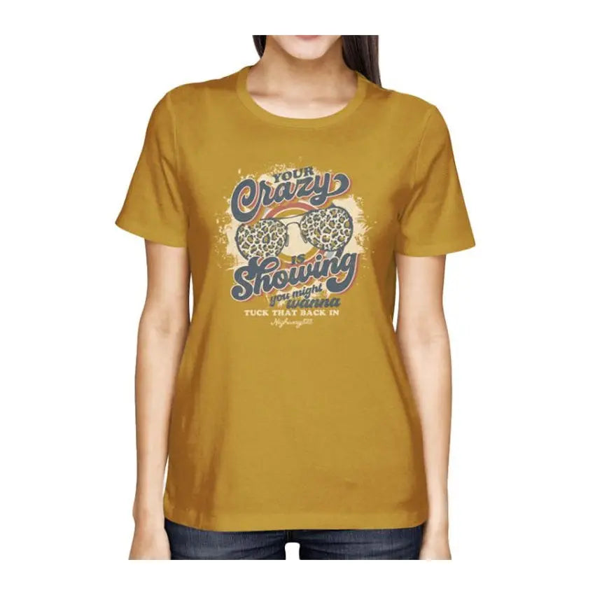 Highway 828 Crazy Is Showing T-Shirt Southern Couture