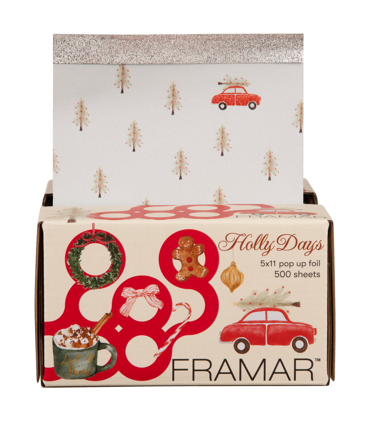Framar Holly Days Pop-Up Foil 500 Count
