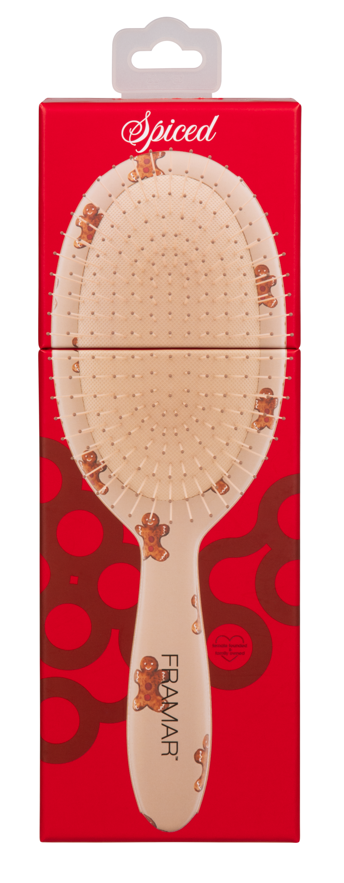 Framar Holly Days Detangle Brush-Spiced