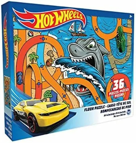 Hot Wheels 36 Piece Floor Puzzle Toys