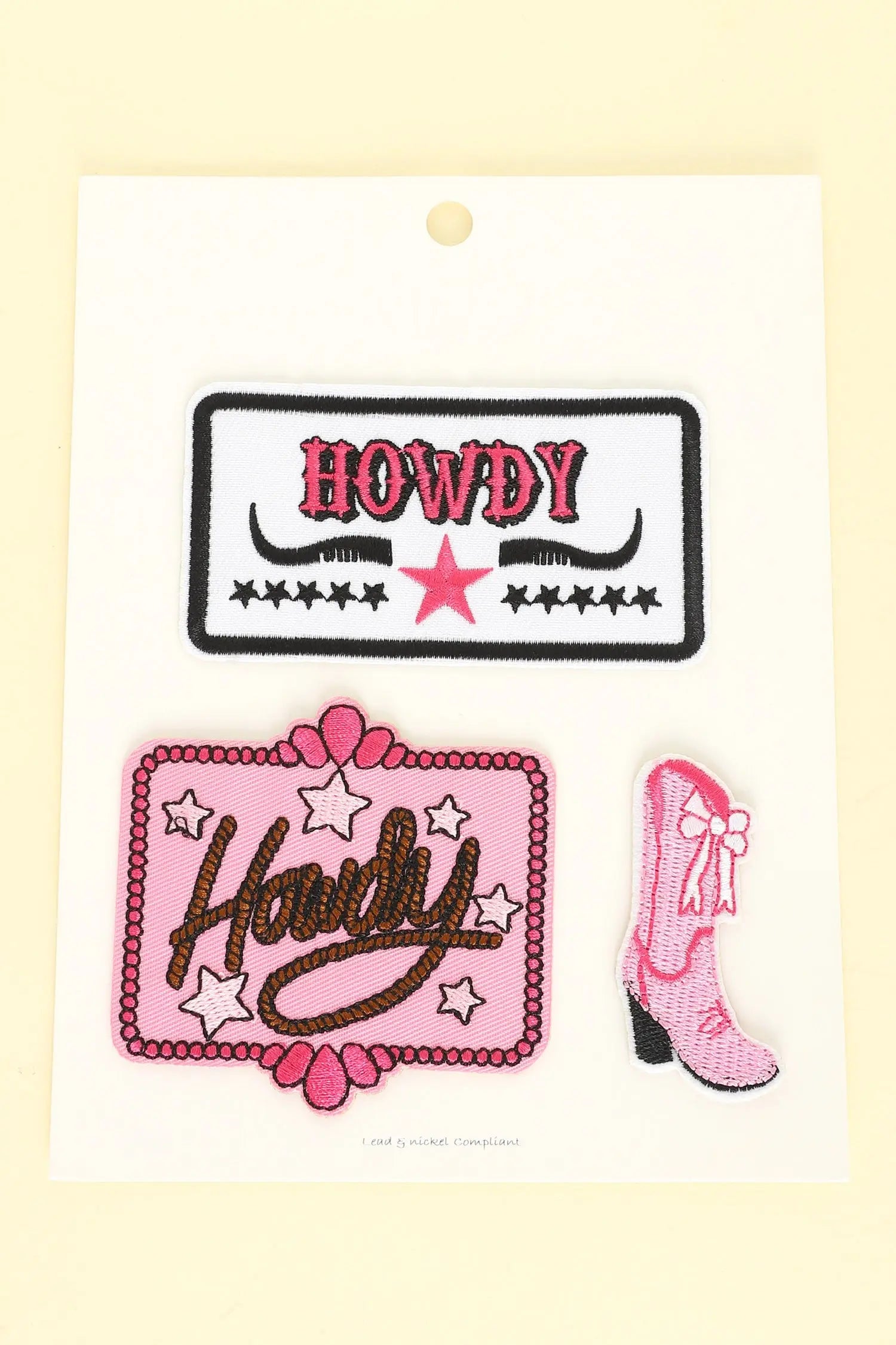 Howdy Patch Set PinkPro Beauty Supply