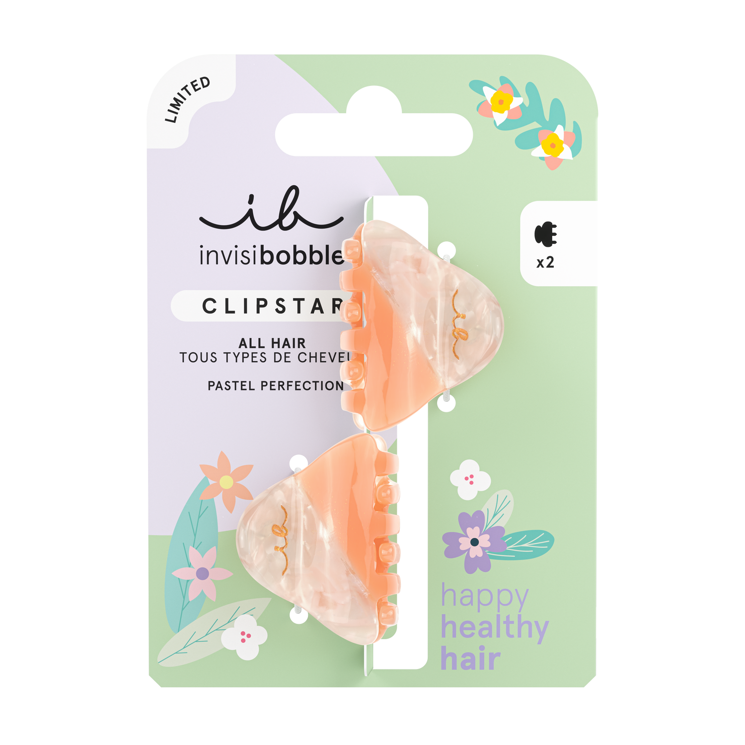 Limited Edition - Invisibobble Clipstar Easter Pastel Perfection 2pc